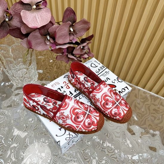 Dolce & Gabbana Vibrant Printed Canvas Espadrille Shoes