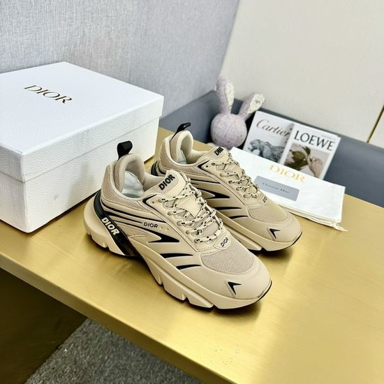 Christian Dior CD Breathable Mesh Fashion Sneakers with Lightweight TPU Outsole