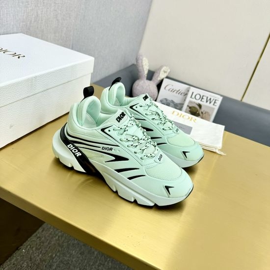 Christian Dior CD Breathable Mesh Fashion Sneakers with Lightweight TPU Outsole