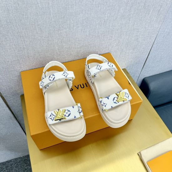 Louis Vuitton Premium Casual Beach Slip On Shoes