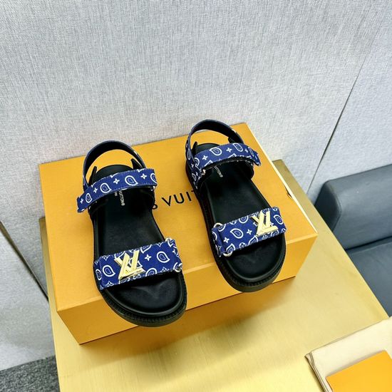 Louis Vuitton Premium Casual Beach Slip On Shoes