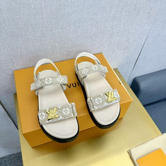 Louis Vuitton Premium Casual Beach Slip On Shoes