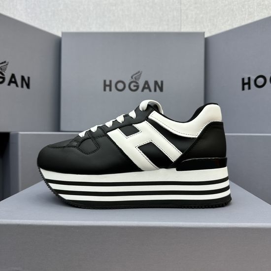 Hogan Urban Trendy Thick-Soled Leather Casual Shoes