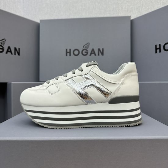 Hogan Urban Trendy Thick-Soled Leather Casual Shoes