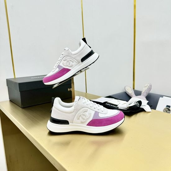 Chanel Casual Comfortable Sneakers Breathable Upper Anti-slip Sole Daily Wear Shoes