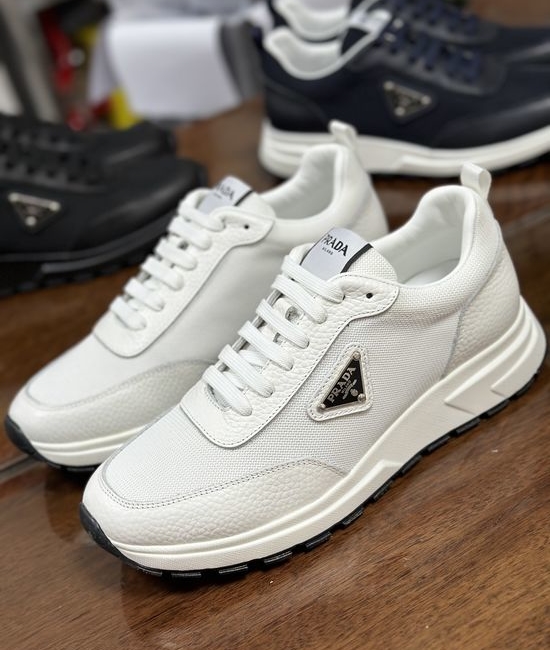 Prada Premium Fabric Casual Shoes With Durable Sole