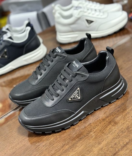 Prada High Quality Casual Shoes with Premium Fabric and Comfortable Lining