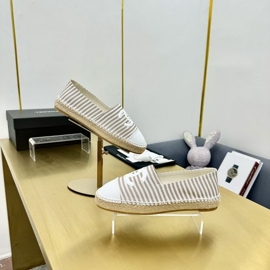 Chanel Hand-stitched Loafer with Double C Logo Accent