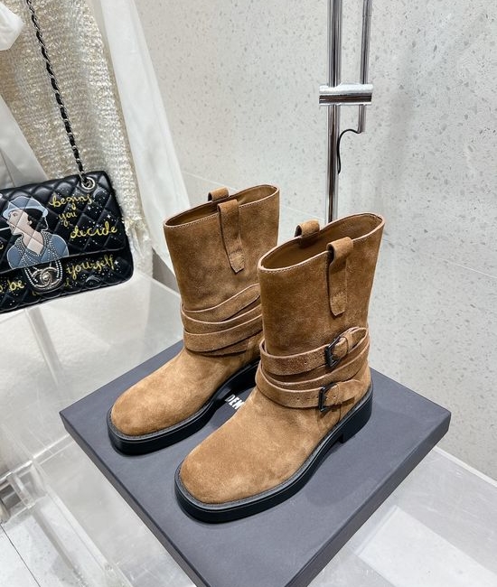 Ann Demeulemeester Stylish Knee High Combat Boots For Daily Wear