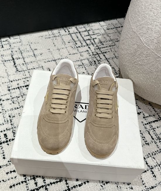 Prada Suede Retro Casual Comfortable Daily Training Shoes