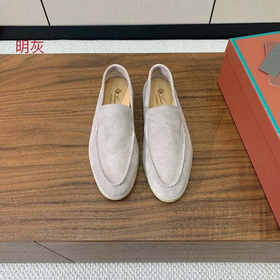 Loro Piana Smooth Leather Loafers Soft Lining Durable Outsole