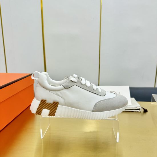 Hermes Premium Color Block Casual Athletic Sneakers