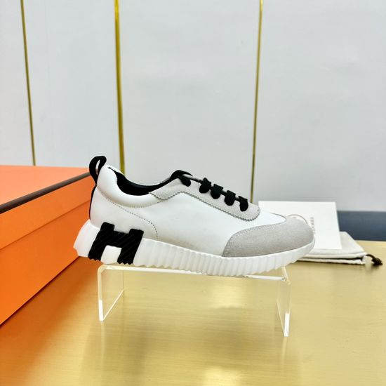 Hermes Premium Color Block Casual Athletic Sneakers