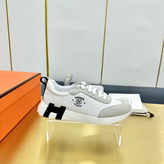 Hermes Classic Color Block Casual Comfortable Walking Shoes