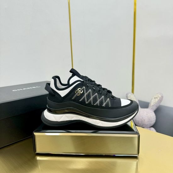 Chanel Premium Casual Sneakers Premium Leather Upper Durable Sole All-match Daily Shoes