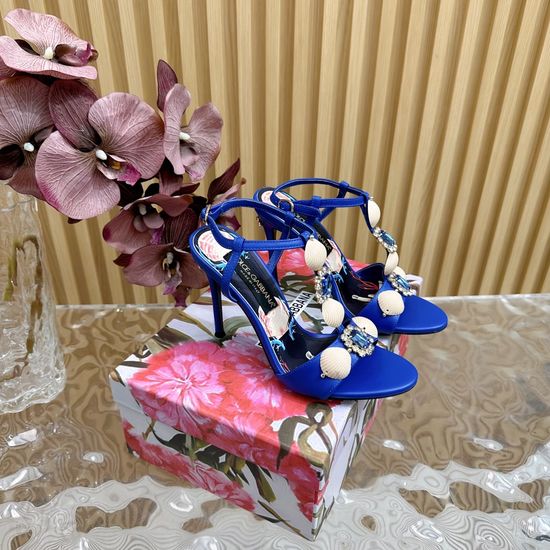 Dolce & Gabbana Elegant Pointed Toe Stiletto High Heel Sandals