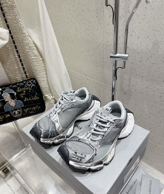 Balenciaga Vintage Thick Sole Casual Platform Sneakers
