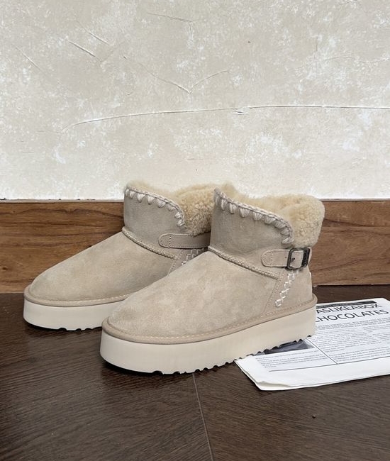 UGG Premium Shearling Short Snow Boots Warm Non-slip Soft Footwear