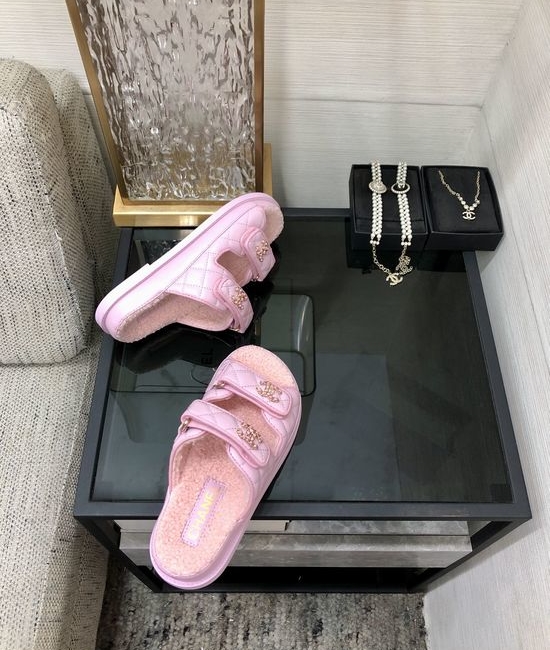 Gucci Premium Velcro Slippers with Genuine Sheepskin Lining