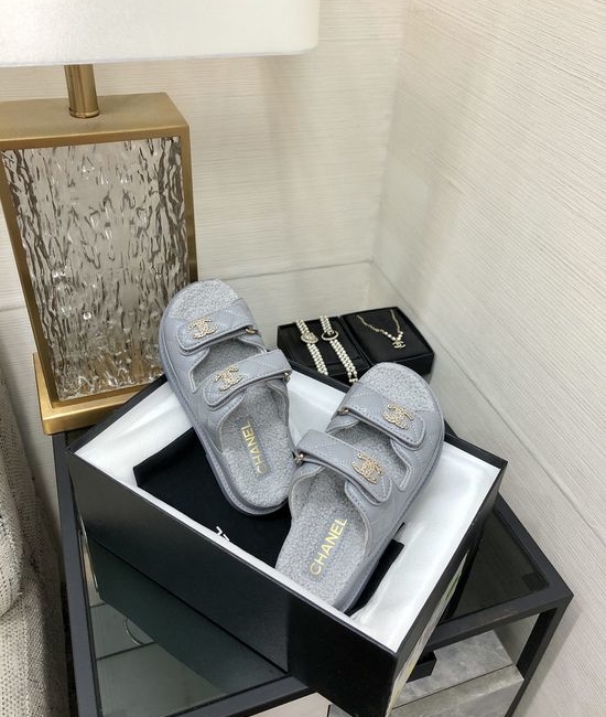 Gucci Premium Velcro Slippers with Genuine Sheepskin Lining