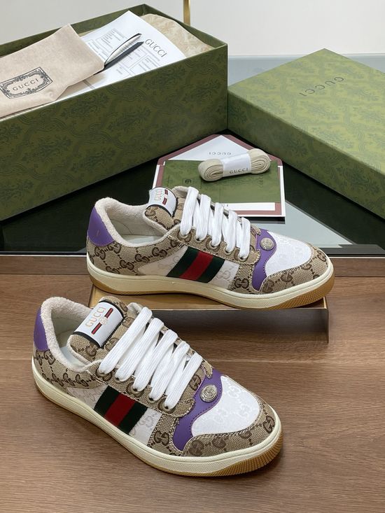 Gucci Top Quality Vintage Style Casual Sneakers with Fine Craftsmanship