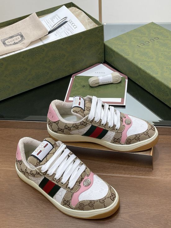 Gucci Top Quality Vintage Style Casual Sneakers with Fine Craftsmanship
