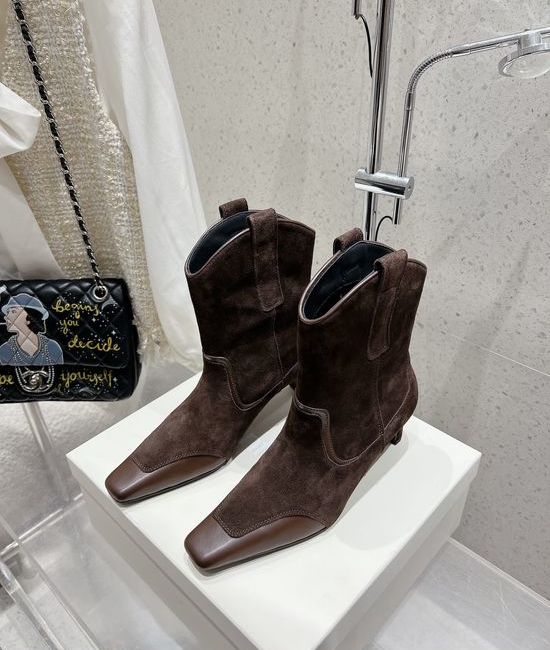 Unfolio Vintage Western Style Comfortable Casual Ankle Boots