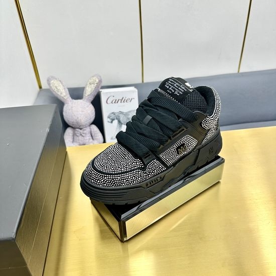 Ami Premium Casual Leather Sneakers Comfortable Platform Daily Shoes