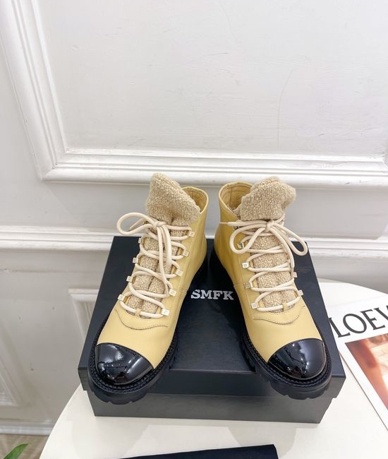 Chanel Elegant Knee-High Boots with Custom Molded Sole