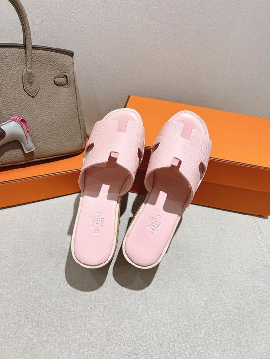 Hermes Classic Platform Sandals with Premium Leather Construction