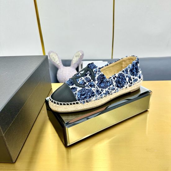 Chanel Classic Espadrilles Slip On Casual Comfortable Shoes