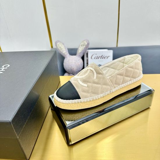 Chanel Casual Denim Espadrille Mules Slip On Comfort Shoes