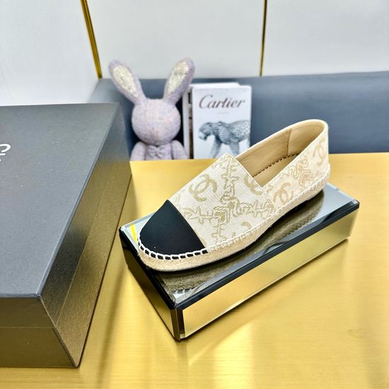 Chanel Classic Espadrilles Slip On Casual Comfortable Shoes