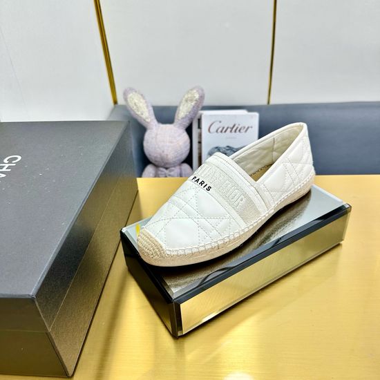 Christian Dior Embroidered Espadrilles Casual Lightweight Flat Shoes