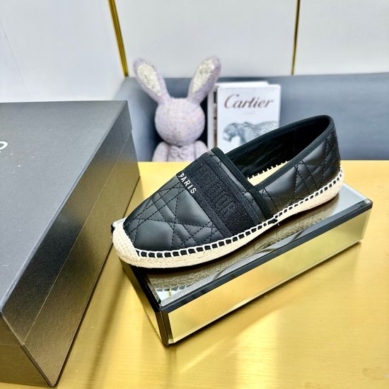 Christian Dior Embroidered Espadrilles Casual Lightweight Flat Shoes