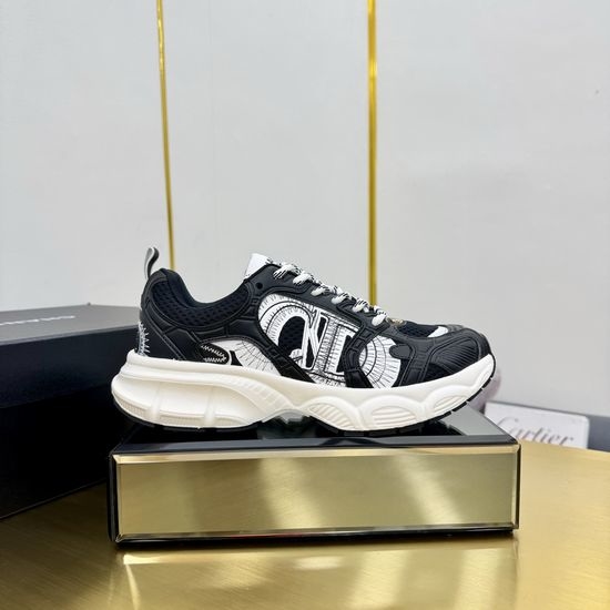 Chanel Embroidered Leather Casual Versatile Comfortable Sports Sneakers