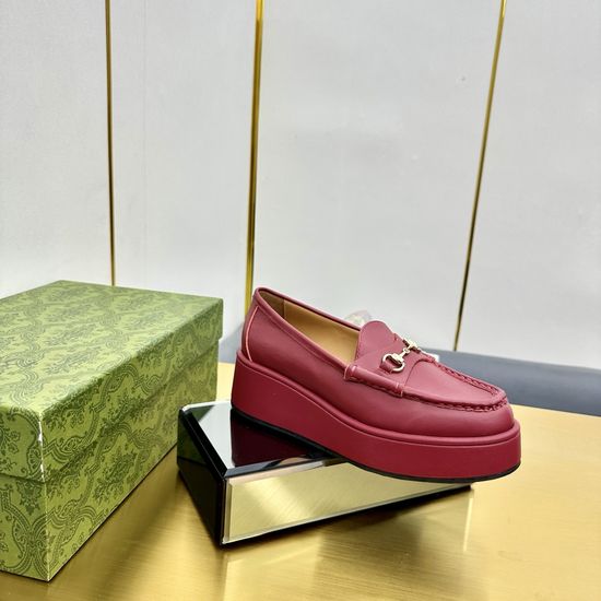 Gucci High Platform Waterproof Slingback With GG Logo