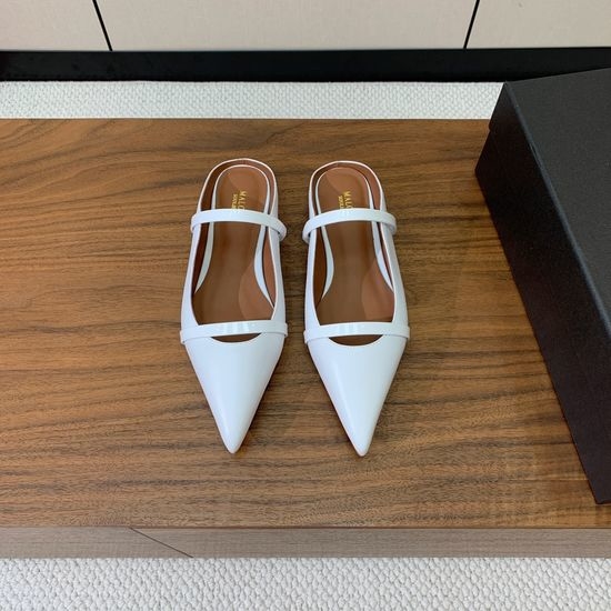 Alo Leather Flat Mules Soft Lining Durable Sole Daily Wear