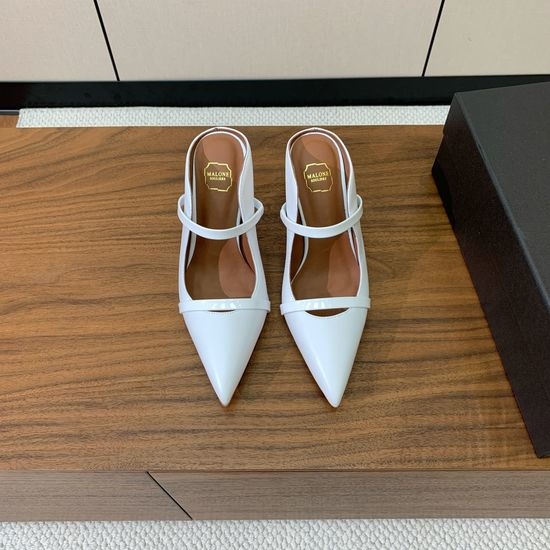 Alo Leather Mid Heel Mules Soft Lining Non-slip Sole