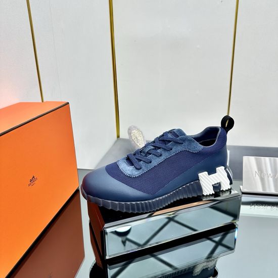 Hermes Classic Color Block Casual Comfortable Walking Shoes