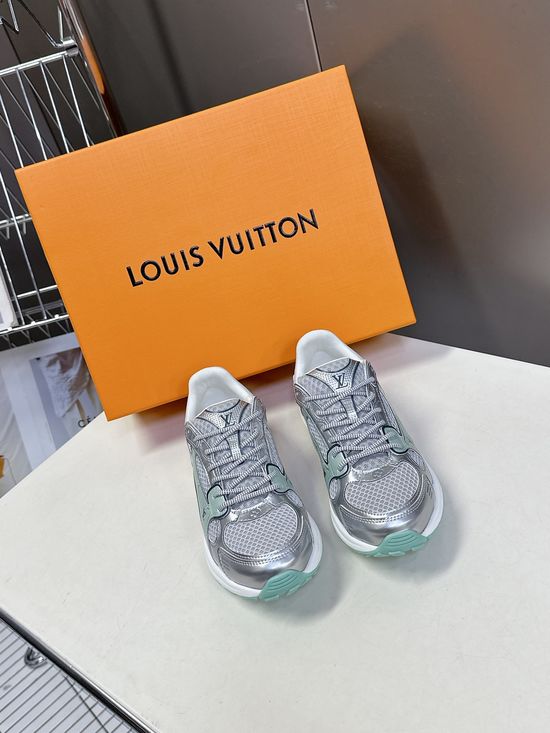 Louis Vuitton Couple s Tech Fabric Running Shoes with Classic Design