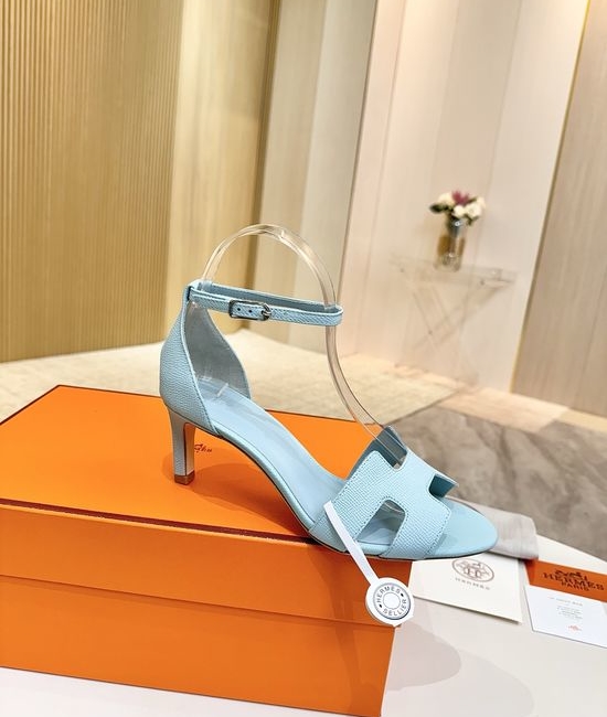 Hermes Premium Leather Pumps with Genuine Leather Sole