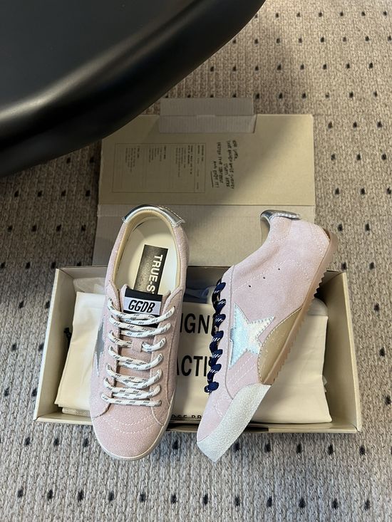 Golden Goose Pink Fashion Comfortable Breathable Lightweight Casual Walking Sneakers