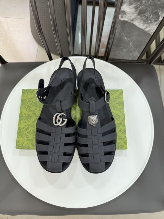 Gucci Matte Translucent TPU Jelly Sandals Premium Craft