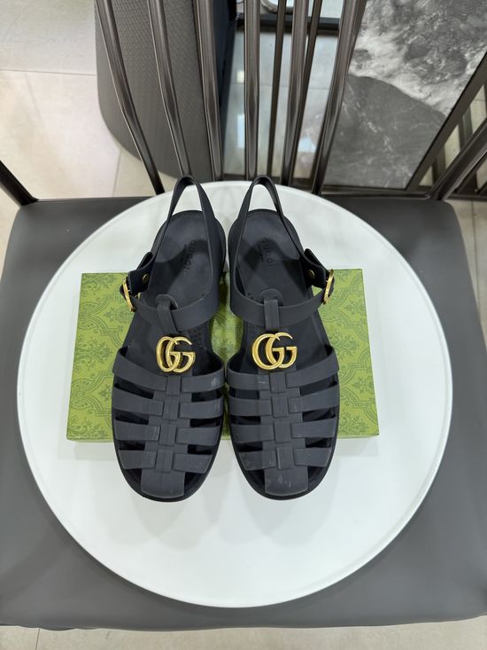 Gucci Matte Translucent TPU Jelly Sandals Premium Craft