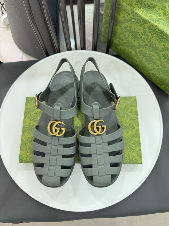 Gucci Matte Translucent TPU Jelly Sandals Premium Craft