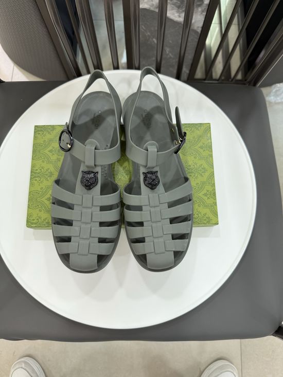 Gucci Matte Translucent TPU Jelly Sandals Premium Craft