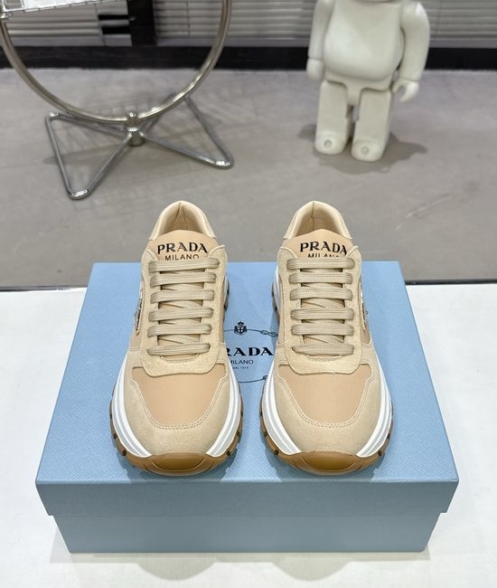 Prada Trendy Classic Wear-resistant Lightweight Daily Casual Footwear