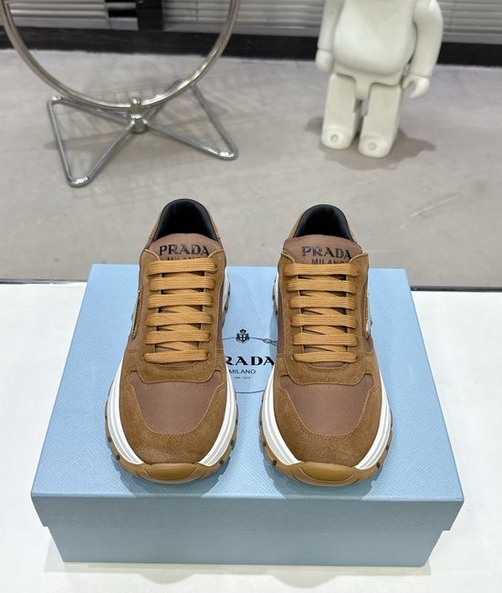 Prada Trendy Classic Wear-resistant Lightweight Daily Casual Footwear