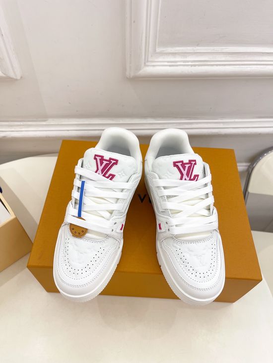 Louis Vuitton Cherry Blossom Themed Classic Casual Sneakers
